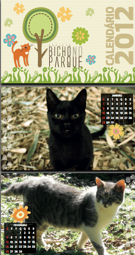 Bicho no Parque_Calendário 2012